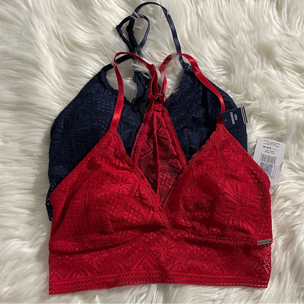 Nautica 2pack bralettes -S